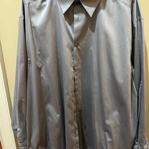 Mans 3x Perry Ellis Grey dress shirt.
